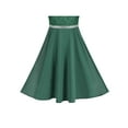 thumbnail image 5 of Girls Dress Dark Green Rhinestone Chiffon Bridesmaid Party Maxi 7 Years, 5 of 5