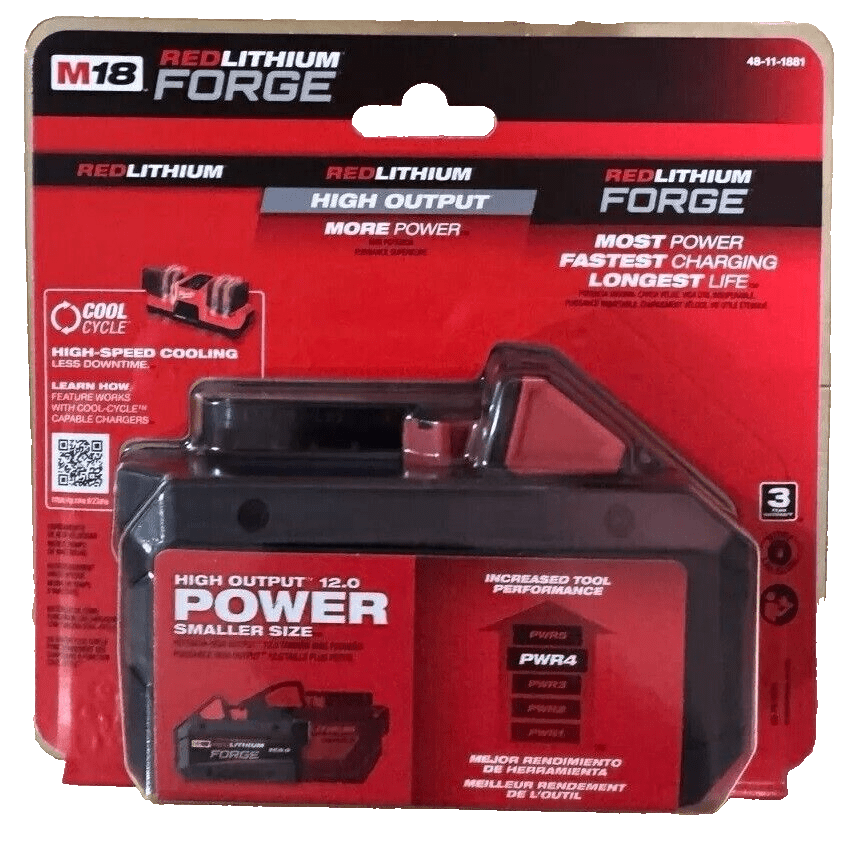 Milwaukee 48-11-1881 M18 REDLITHIUM 8.0 AH Forge Battery