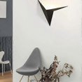 thumbnail image 4 of LED Indoor Wall Light 3W, Creative Triangle Black Wall Light Warm White Modern Metal Wall Light Bedroom Living Room Stairway, 4 of 4