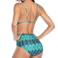 thumbnail image 3 of Conjunto de bikini a la moda para mujer, traje de baño de dos piezas con relleno sólido, ropa de playa OAVQHLG3B Store  lin121212, 3 of 3