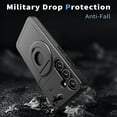 thumbnail image 2 of for Samsung Galaxy S25 Case with Kickstand, Military Grade Shockproof Portective Compatible with MagSafe Wireless Charger Slim Case Cover for Samsung Galaxy S25, Black, 2 of 6