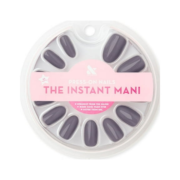 Olive & June Press-on Artificial Nails, Oval Medium, 100% Chance, Blue, 42 Count