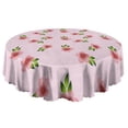 thumbnail image 5 of Round Tablecloth 60 x 60 Inch flower Spring Summer Round for Picnic Party Dinner Table Cover, 5 of 5