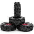 thumbnail image 4 of Car Tires with Wheel Rims Replacement for 110 -4 Axial SCX10 90046 90047 CC10Car, 4 of 6