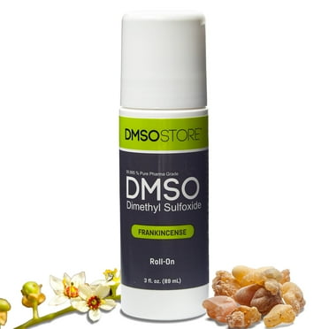Frankincense DMSO Roll-On, 3 oz, Pure 99.995% Pharma Grade