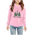 thumbnail image 2 of Lovskoo 2-7 Years Baby Clothes Christmas Toddler Baby Boy's Girl's Hoodie Children's Casual Print Fleece Lined Sweatshirt for The Baby Gift Pink, 2 of 7