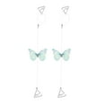 thumbnail image 2 of lionlar Soutien-gorge d'Épaule Réglable Invisible Transparent Papillon 1.8cm Bleu, 2 of 9