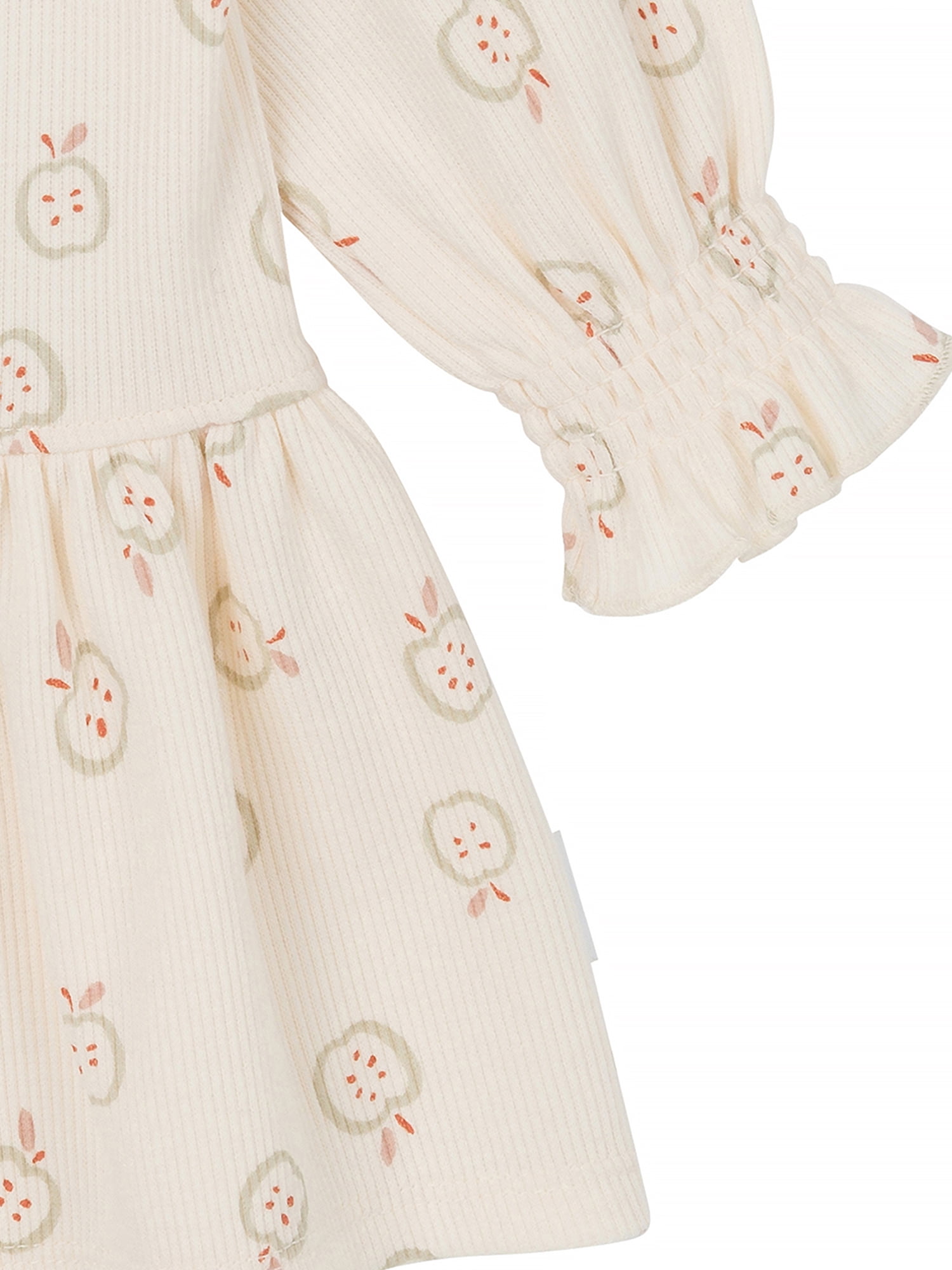 Gerber Baby Girl Ruffled Sleeves Dress, Sizes 0/3 Months - 24 Months