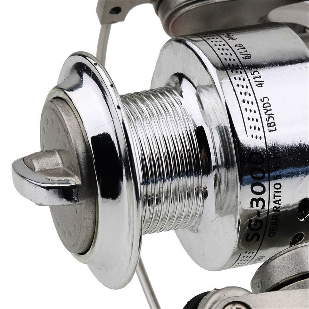 5.1:1 6BB Ball Bearings Fishing Spinning Reel Left/Right SG-3000 ABS Spool Fishing Boat in Ocean Lake Flow Rone Life YAHALOU 