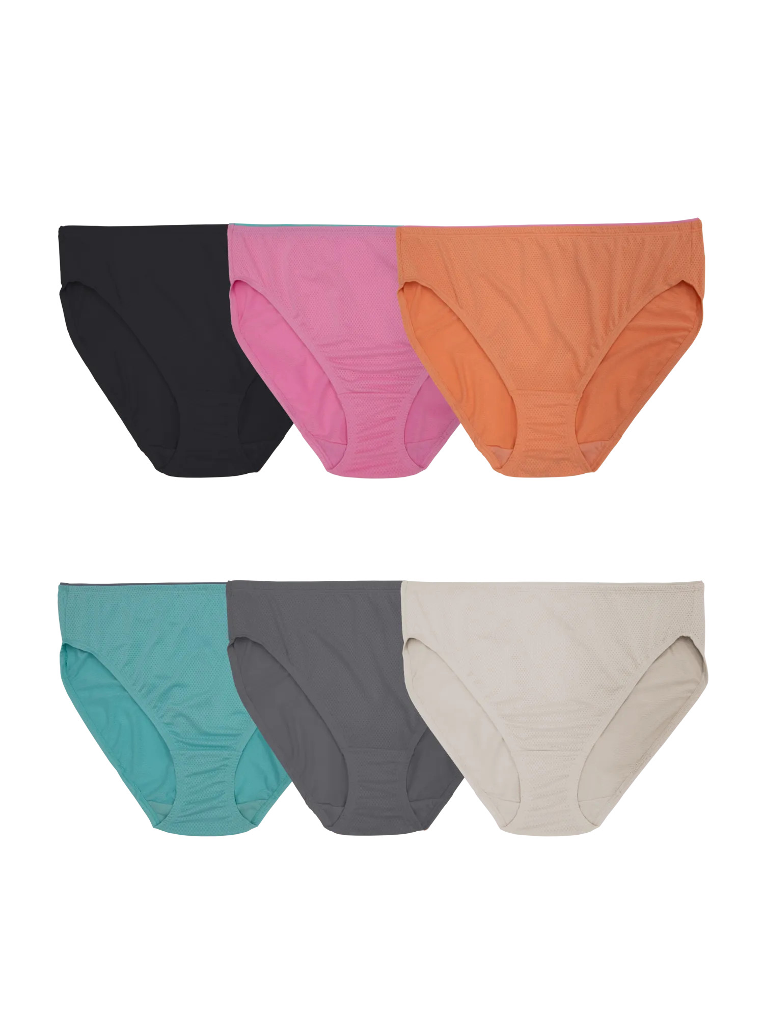 Fruit of the Loom Women's Breathable Micro-Mesh Brief, 6-Pack photo 5