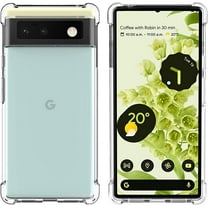 Dteck Clear Case for Google Pixel 6 Pro, Scratch Resistant Reinforced Corners TPU Rubber Soft Skin Silicone Protective Case Cover for Google Pixel 6 Pro 2021 (Crystal Clear)
