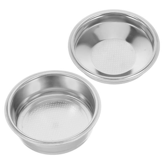DEEPCRAFF 2-Pack Stainless Steel Espresso Filter Basket for Coffee Machines, Coffee Filter Bowl
