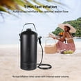thumbnail image 4 of Portable Camping Shower, Leak Proof 3 Gallon Camping Shower with Foot Pump, Pressure Camping Shower Bag with Storage Bag,Easy Set Up Large Water Inlet Outdoor Shower for Camping Beach Hiking Climbing, 4 of 10