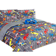 thumbnail image 4 of 6 piece Twin city truck bed in bag comforter and sheet set for Kids and Teens, 4 of 7