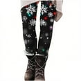 thumbnail image 5 of Ayfxijin Women's Pants Christmas Printing Casual Yoga Pants Trousers Tight Leggings, 5 of 5