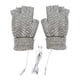 thumbnail image 2 of Guantes de cocina con calefacción USB, guantes de punto, cálidos para invierno, protección para las manos, guantes sin dedos fríos, medio dedo, 2 of 5