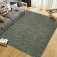 thumbnail image 3 of 8x10 Washable Modern Abstract Area Rug for Living Room Non-Slip Stain Resistant Large Bedroom Rug Solid Contemporary Accent Throw Floor Carpet,Green, 3 of 8