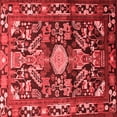 thumbnail image 1 of Ahgly Company Indoor Square Animal Red Traditional Area Rugs, 7' Square, 1 of 4