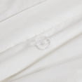 thumbnail image 6 of Lush Decor Doris Eyelet Inset Trim Cotton Duvet Cover 3 Piece Set Full/ Queen White - White Duvet - Neutral Bedding Set - Country Cottage Style, 6 of 11