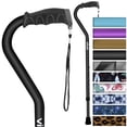 thumbnail image 1 of Bastón Vive para mujeres, hombres y personas mayores - Empuñadura desplazada patentada - Ayuda ligera y ajustable para caminar con punta antideslizante - Ayuda robusta para la movilidad y el equilibri, 1 of 5