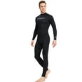 thumbnail image 6 of Premium Men Diving Wetsuit Full Zipper Diving Rash Guards Scuba Snorkeling Kayaking Jumpsuit, L, XL, 6 of 8