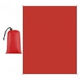 thumbnail image 4 of jinwen Beach Blanket Camping Blanket Picnic Mat Waterproof Sandproof Foldable Beach Mat Red, 4 of 9