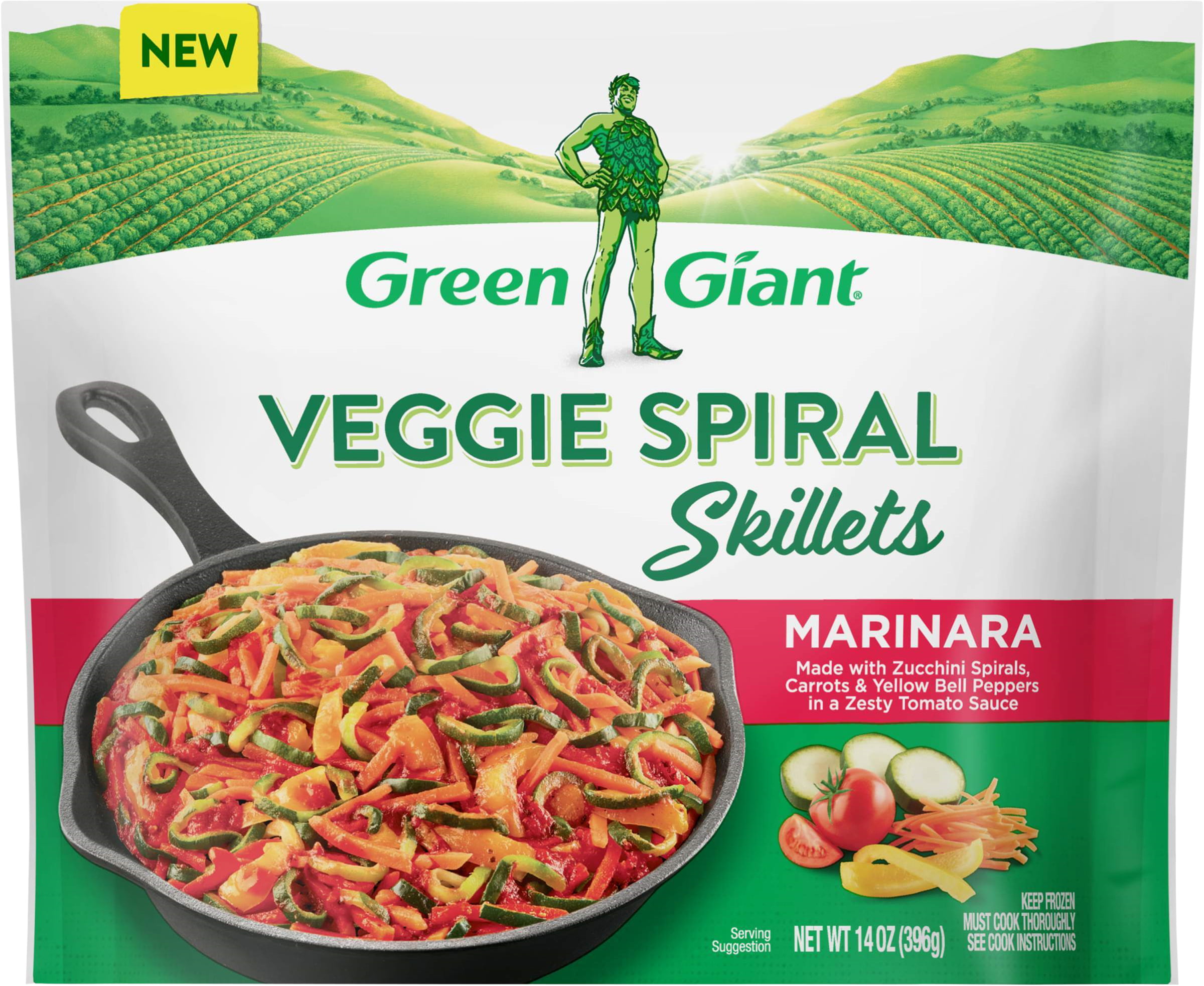 Green Giant Veggie Spiral Skillets Marinara, 14 oz (Frozen)