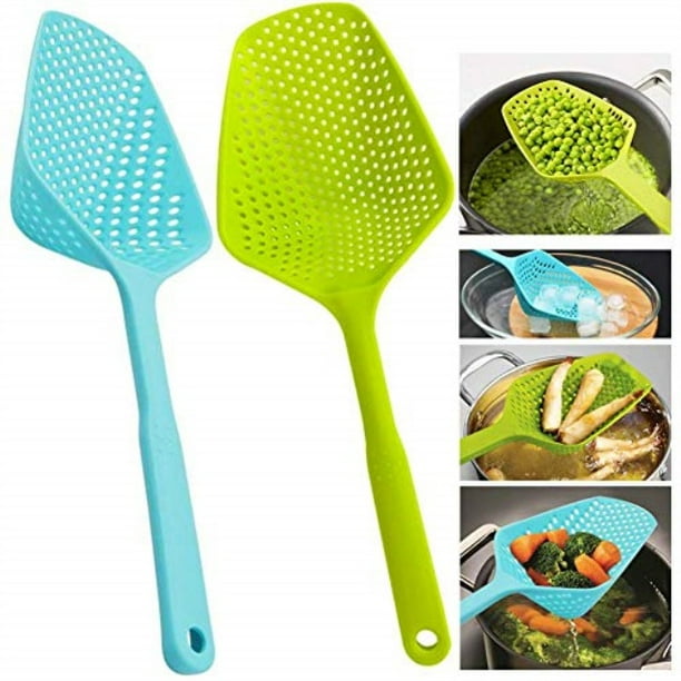 scoop colander strainer spoon dileecis kitchen food drain shovel