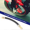 thumbnail image 3 of 4Pcs Aluminum Motorcycle Car Truck 8-Ball Tire Air Valve Stem Caps Wheel Dust Covers Orange, 3 of 3
