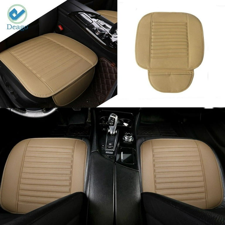 Deluxe PU Leather Seat Cushion Pad Mat, Full Surround