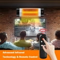 thumbnail image 6 of Costway 1500W Infrared Patio Heater Remote Control 24H Timer, 6 of 12