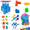 thumbnail image 4 of Moldes tipo castillo de Beach Sand Toys SupMLC, 27 unidades, con balde y bolsa, 4 of 7