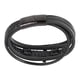 thumbnail image 5 of Pulsera cruzada Moda Acero inoxidable Exquisita Pulsera artesanal Joyería de mano Negro 8.46 pulgadas, 5 of 5