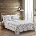 thumbnail image 3 of Sábanas de franela Sweet Home Collection Winter Cabin Lodge Full, 3 of 6