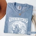thumbnail image 4 of Hear Ye Hear Ye The Fun Aunt Has Arrived Shirt, Funny Medieval Cat Shirt, Comfort Colors Aunt Knight Riding Cat Gift T-Shirt, 4 of 8