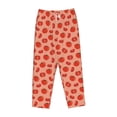 thumbnail image 6 of Uemuo Tomato Pattern Women's Wide Leg Palazzo Lounge Pants with Pockets Light Weight Loose Comfy Casual Pajama Pants-Small, 6 of 9