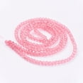 thumbnail image 3 of 1Strand Crackle Glass Beads Strands Round Salmon 4mm Hole: 1.1~1.3mm 31.4 inch, 3 of 3