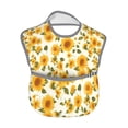 thumbnail image 2 of Kdxio Classical Cute Sunflower Bibs For Babies, Baby Bibs for Eating, Toddler Bibs, Waterproof Bibs, Feeding Bibs, for Toddlers, Boys, Girls, 2 of 8