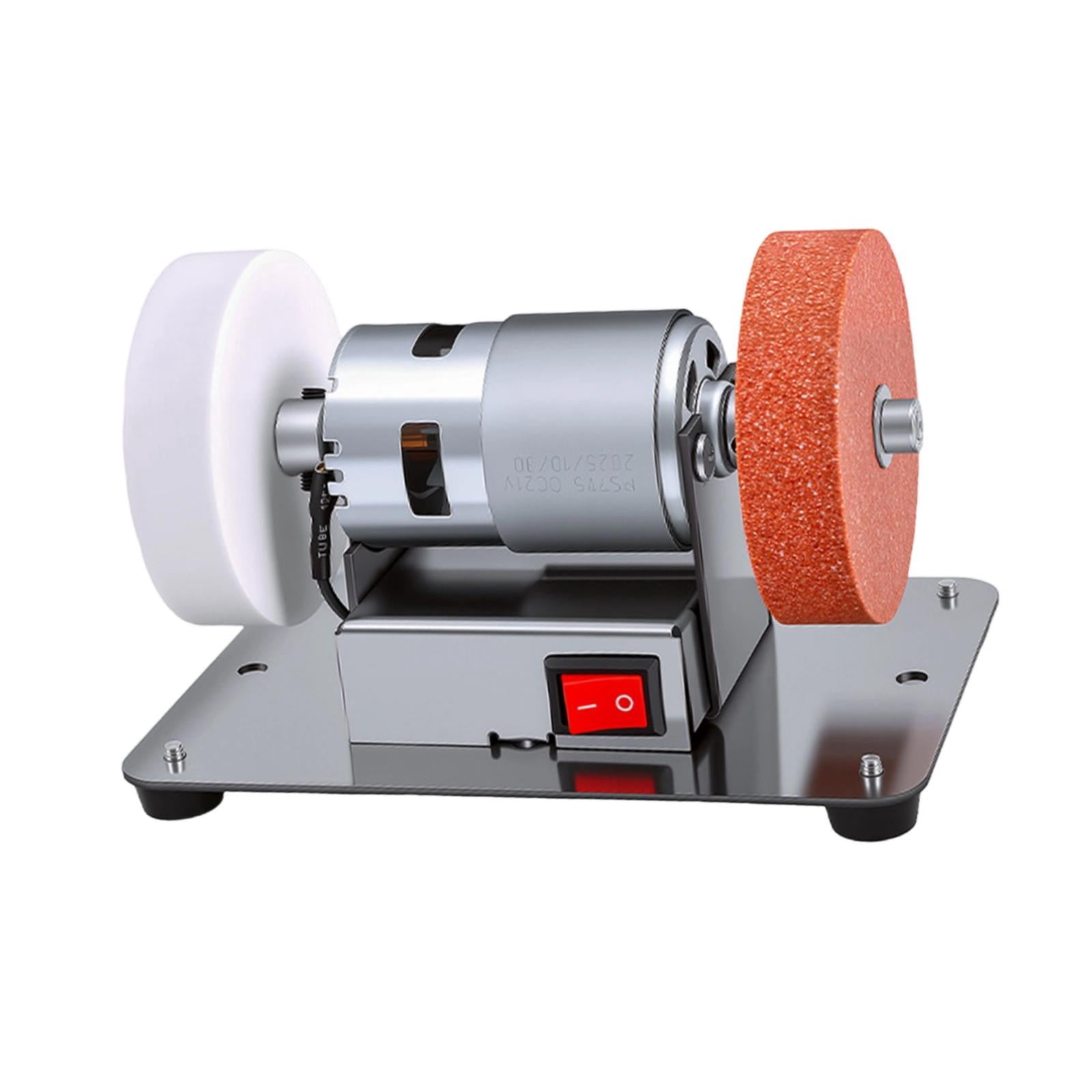 Fzaqwen Mini Bench Grinder Bench Grinding Tool for Edge Polishing Farmhouse Home Use