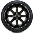 thumbnail image 2 of MODZ® Assault Golf Cart 14" Wheels and Tires - Black w/ Ball Mill - Combo of 4, 2 of 2