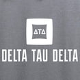 thumbnail image 3 of CafePress - Delta Tau Delta White Stacked Signature Sweatshirt - Crew Neck Sweatshirt, 3 of 4