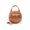 Light Brown, variant on Round Shoulder Bag Women Chain Messenger Handbag (Basketball Light Brown)