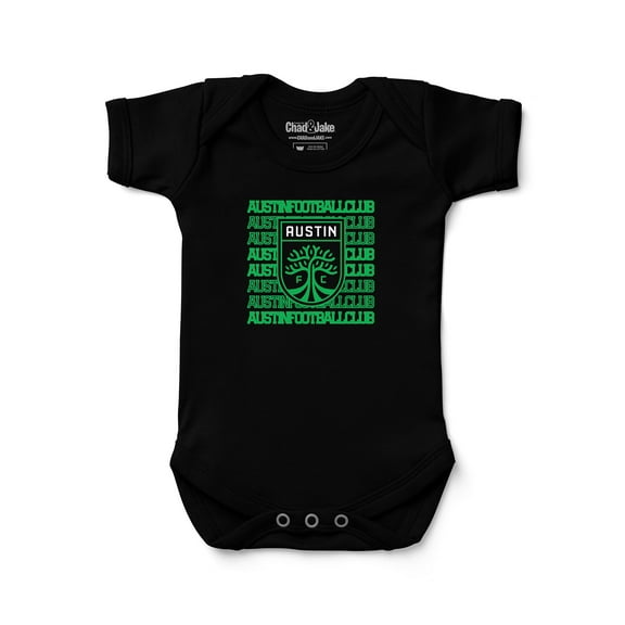 Newborn & Infant Chad & Jake Black Austin FC Retro Bodysuit