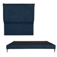 thumbnail image 1 of Base de cama Slim King Size DICASA con Cabecera Split Azul, 1 of 6
