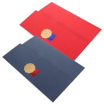 Masteelf  2 Pcs Diploma Folders Single Certificate Holder Certificates Honor Book Cover