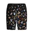 thumbnail image 4 of Naloa Butterfly1 Men's Short Pajama Pants, Lounge Comfort Shorts with Elasticized Waistband and Side Pockets - Large, 4 of 9