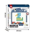 thumbnail image 3 of PINGÜE® Magnetic | Tablero de Dibujo Magnético Grande para Niños, 52 Cuentas y 7 Tarjetas de Dibujo, Juguete Educativo para Preescolares (3+ años). STEM. Juguetes Niños y Niñas., 3 of 4