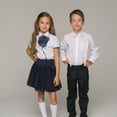 thumbnail image 7 of Buyless Fashion Adjustable 2 Pack Suspenders for Kids Toddlers Baby Elastic Solid Color 1 Inch - Y Back Design - 5102-2-Beige-White-Stripe-22, 7 of 7