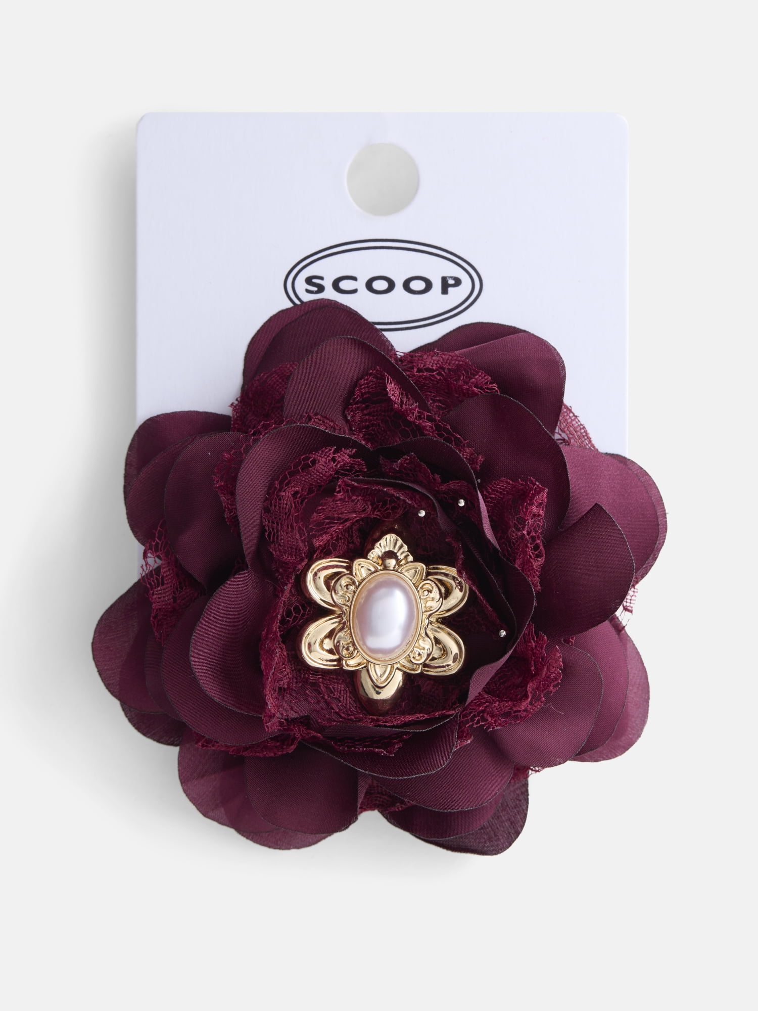 Scoop Women's Plum Flower Brooch