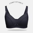 thumbnail image 4 of Plus Size Nursing Bra Women's Breastfeeding Maternity Bra Comfort Support Wireless Women Bras plus Size Sports Bra Women Sports Bra One Shoulder 36c Bras for Women Push up Womens Bras No Underwire, 4 of 4
